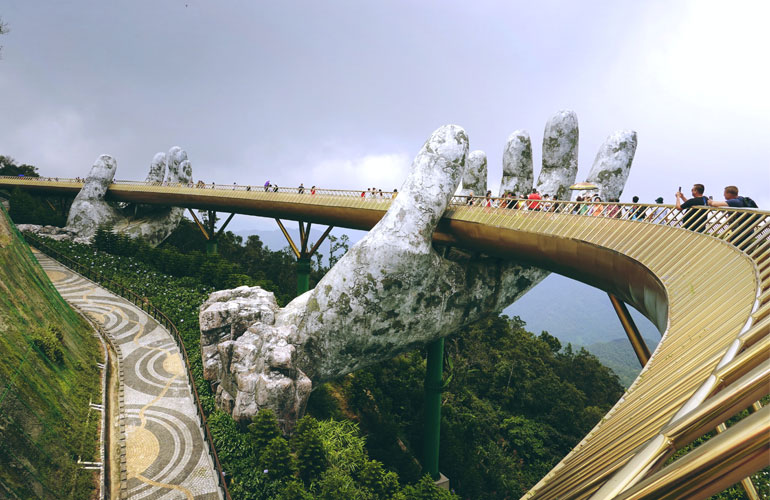 Golden Bridge in Da Nang