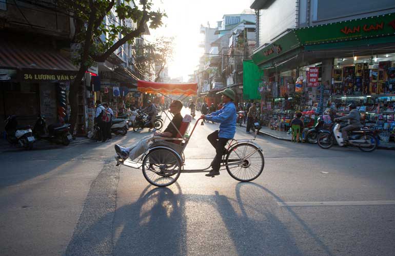 Explore Hanoi Old Quarter by Cyclo