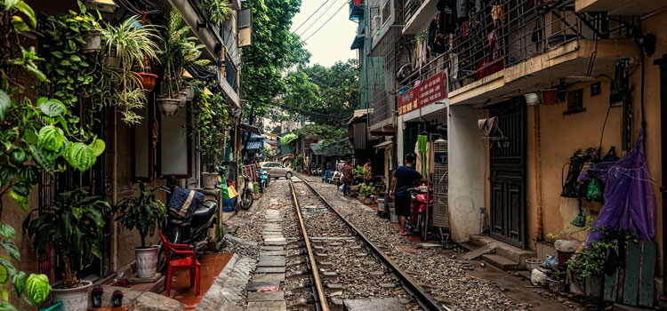 Train Street in Hanoi