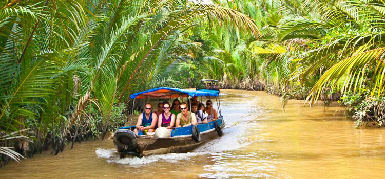 Boating on Mekong Delta