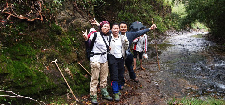 Trekking to fansipan of sapa