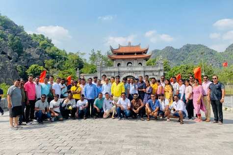 Our first destination is Hoa Lu, the ancient Royal Capital of Vietnam