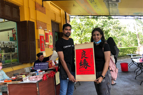 Indian tourists in Hanoi